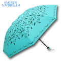 Made in China Discount Yiwu Stock Tiantangmei Brand 3 fold Sun Wholesale Cheap Assorted Dubai Large Market Umbrella Commercial